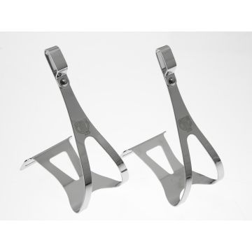 BLB Steel SB/SG Toe Clips - Silver