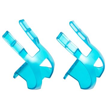 BLB Plastic DB/DG Toe Clips - CP Blue