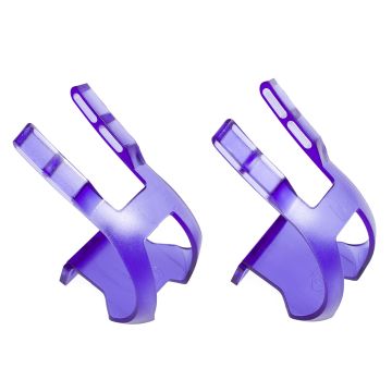 BLB Plastic DB/DG Toe Clips - CP Purple