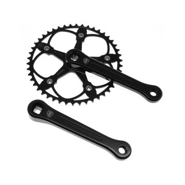 BLB Pista Vera Crankset - Polish Black