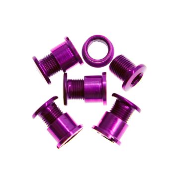 BLB Single Chainring Bolts - Purple