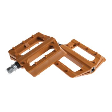 BLB Flatliner ROAR Pedals - Honey Brown