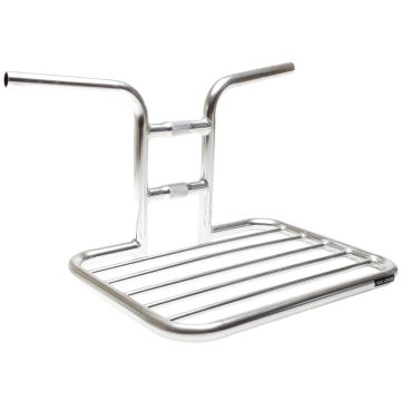 BLB Flat Rat Handlebar Rack - Polished Silver