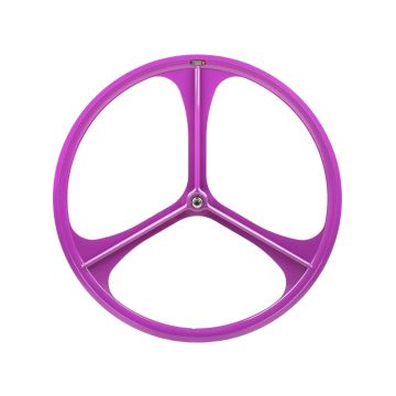 Teny 3 Spoke Front Wheel - Purple
