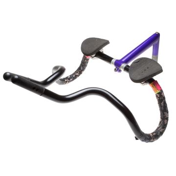 Aero Triathlon Handlebars - Black/Purple