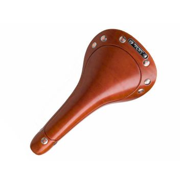 Selle Italia Storica Leather Saddle - Honey Brown