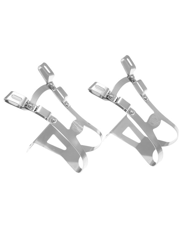 BLB Steel DB/DG Toe Clips - Silver