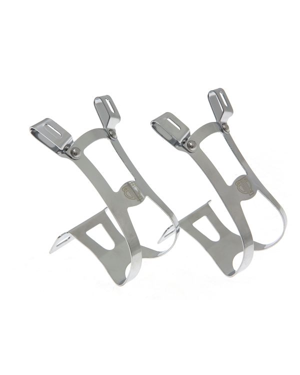 BLB Steel DB/SG Toe Clips - Silver