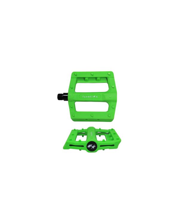Fyxation Gates Slim Pedals - Green