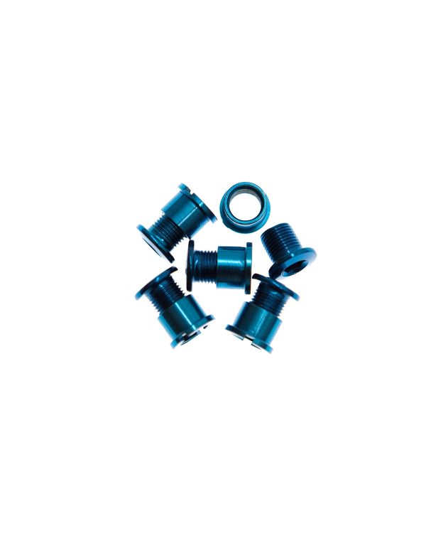 BLB Single Chainring Bolts - Blue