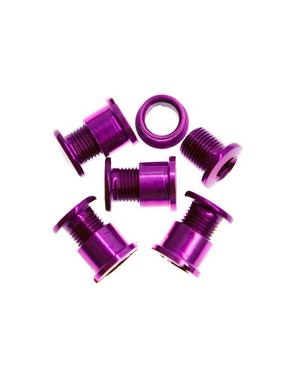 BLB Single Chainring Bolts - Purple