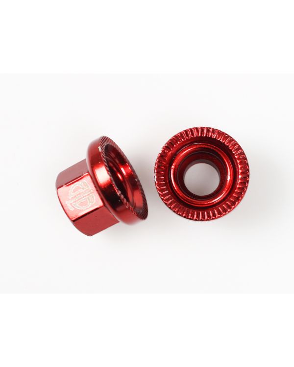 BLB Steel Track Nuts - Red
