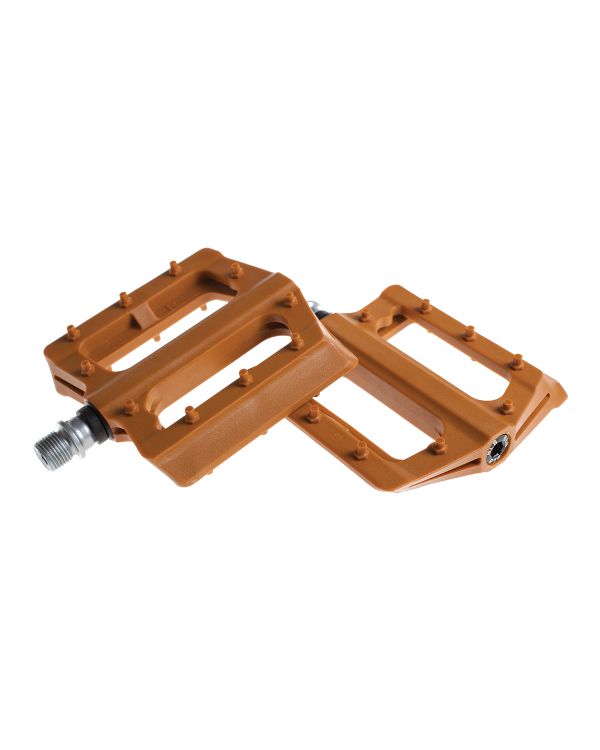 BLB Flatliner ROAR Pedals - Honey Brown