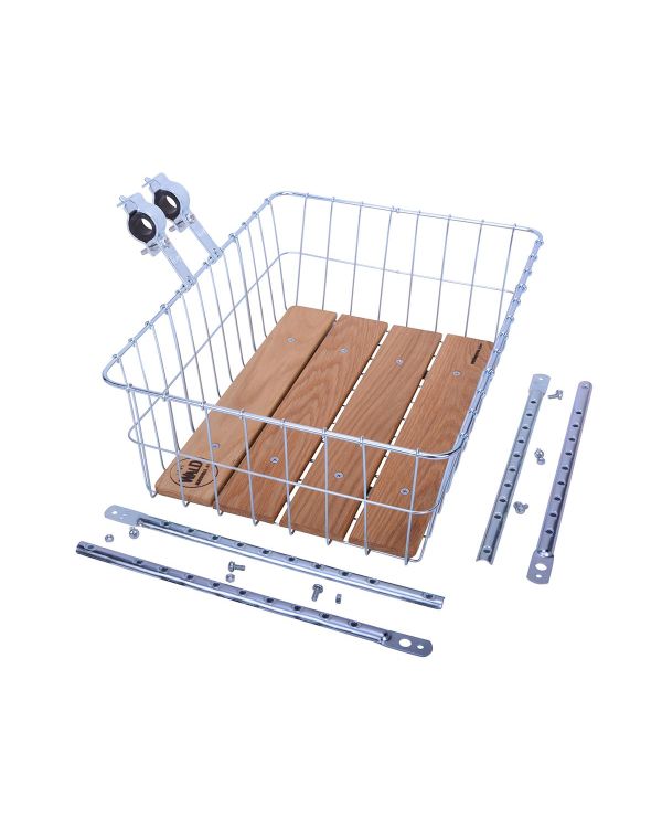 Wald 1392 Woody Large Basket - Silver