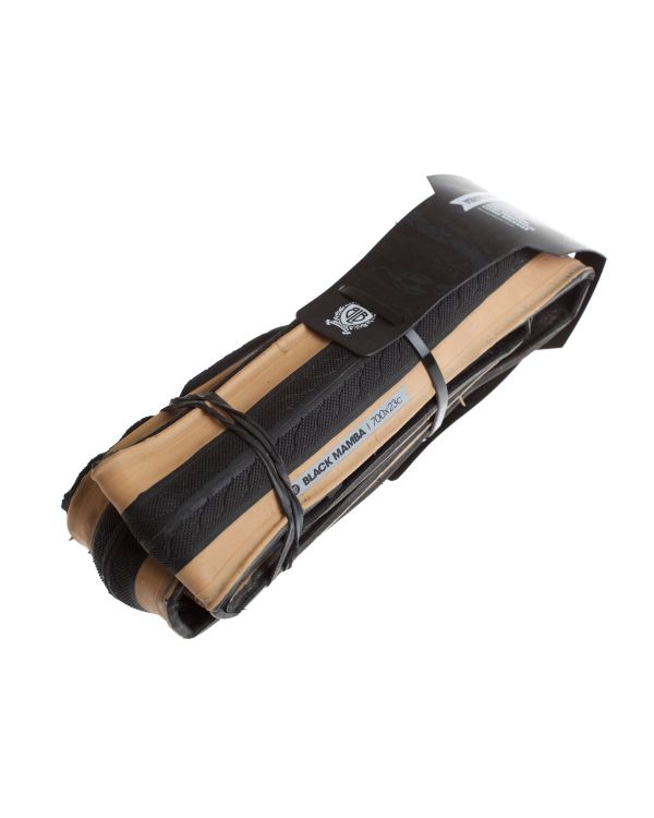 BLB Black Mamba Foldable Tyres - Black/Tan wall