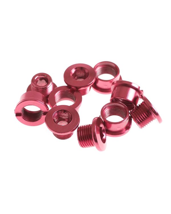BLB Single Chainring Bolts - Pink
