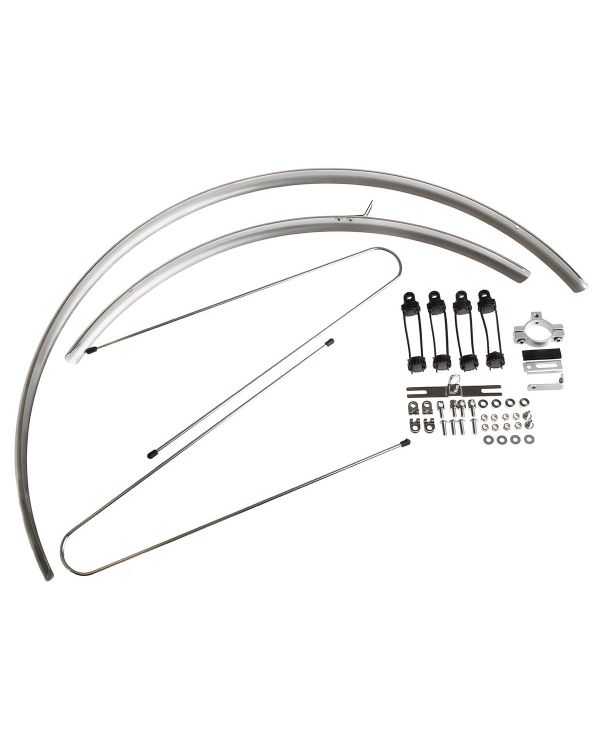 BLB Classic Round Fenders - Polished Silver