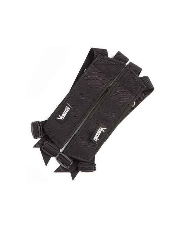 Veganski Metal Pedal Straps - Black