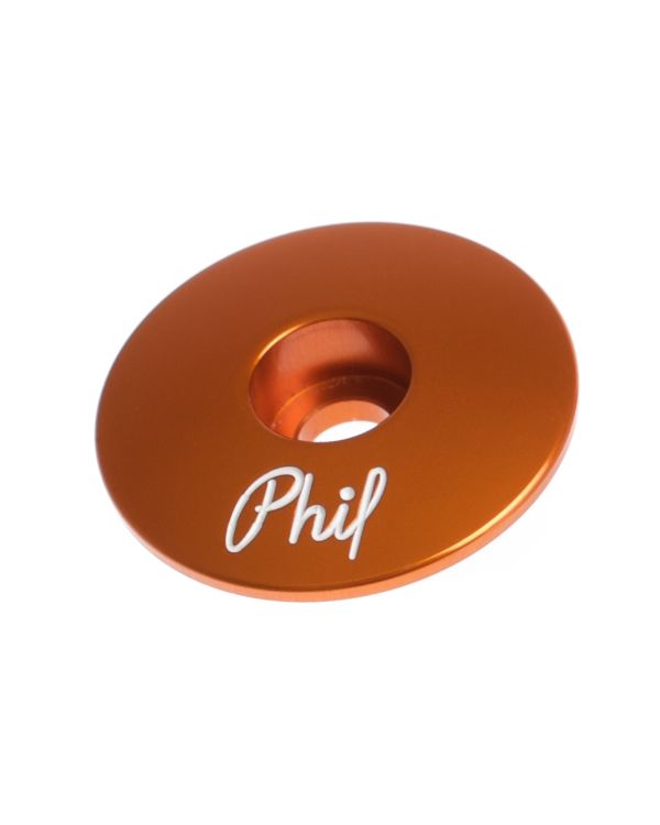 Phil Wood Top Cap - Orange