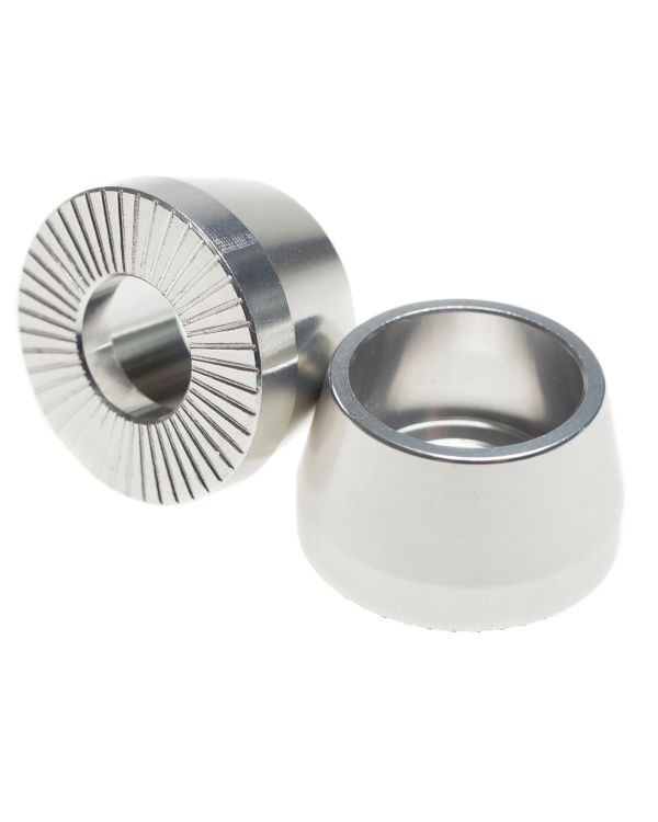 BLB King Hub Spare Bolt Hoods - Silver