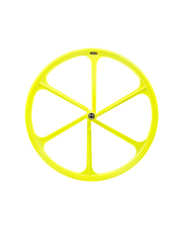 Teny 6 Spoke Front Wheel - Neon Yellow