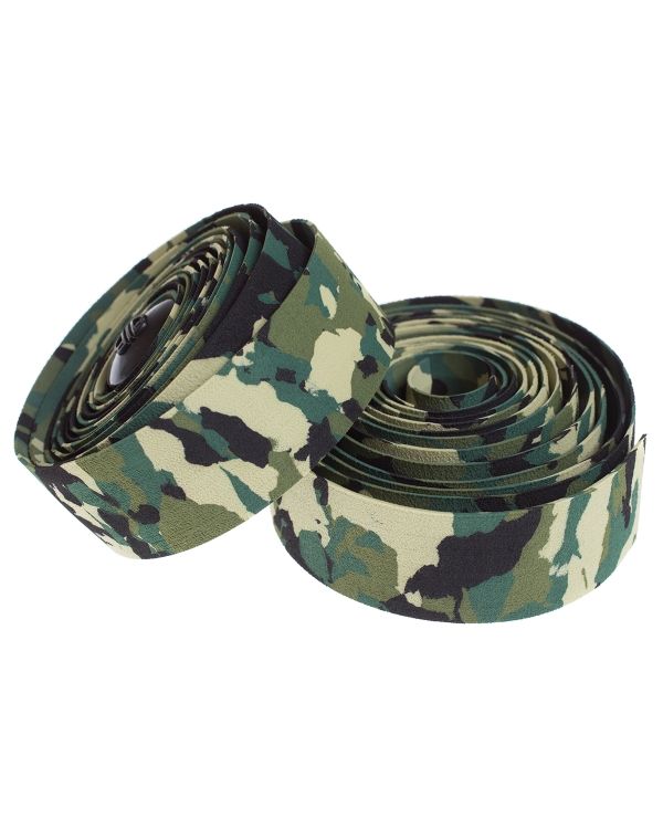 BLB Pro-Cork Bar Tape - Camo Green