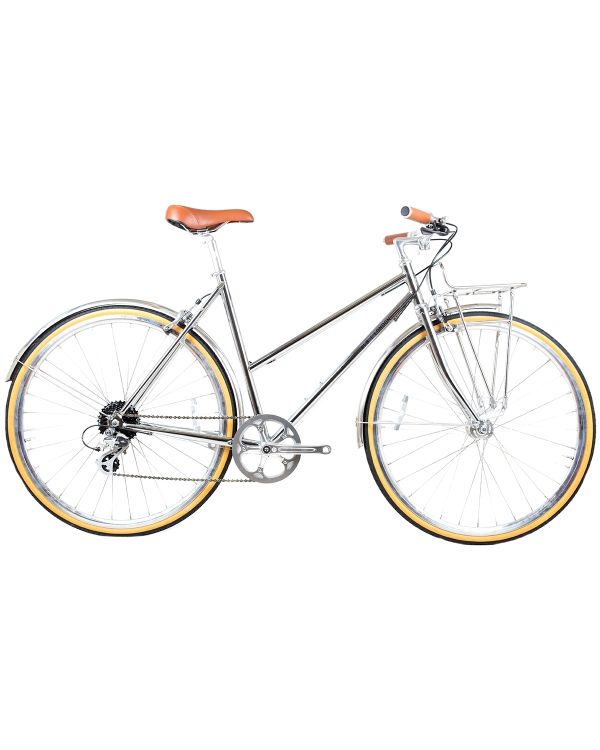 BLB Butterfly 8spd Town Bike - Chrome
