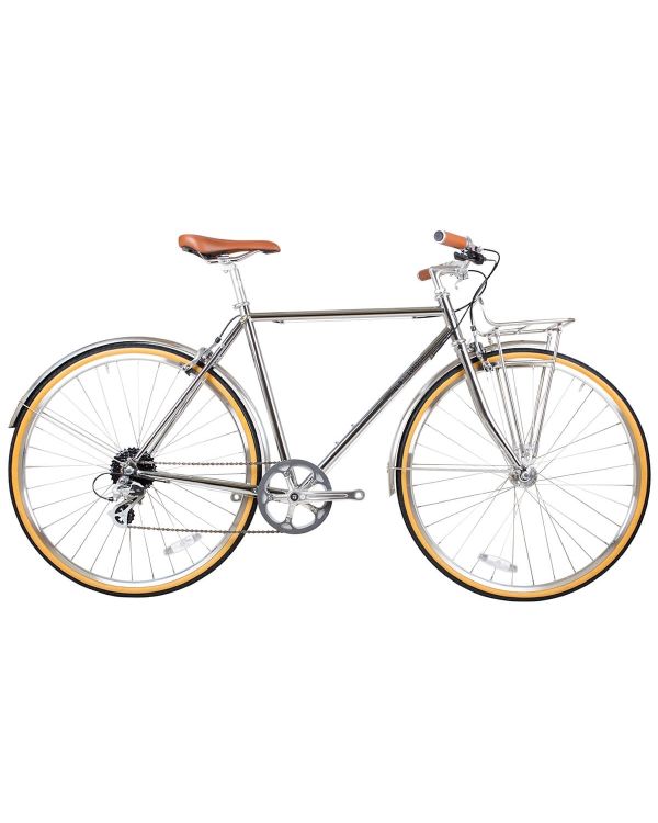 BLB Beetle 8spd Town Bike - Chrome