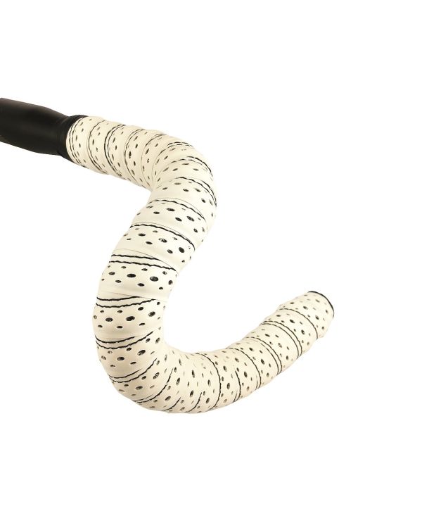 BLB Supreme Pro Faux Leather Bar Tape - Ivory/Black