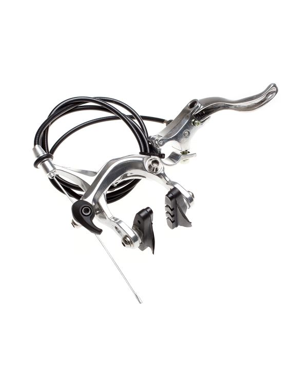 6KU Rear Brake Caliper & Lever - Silver