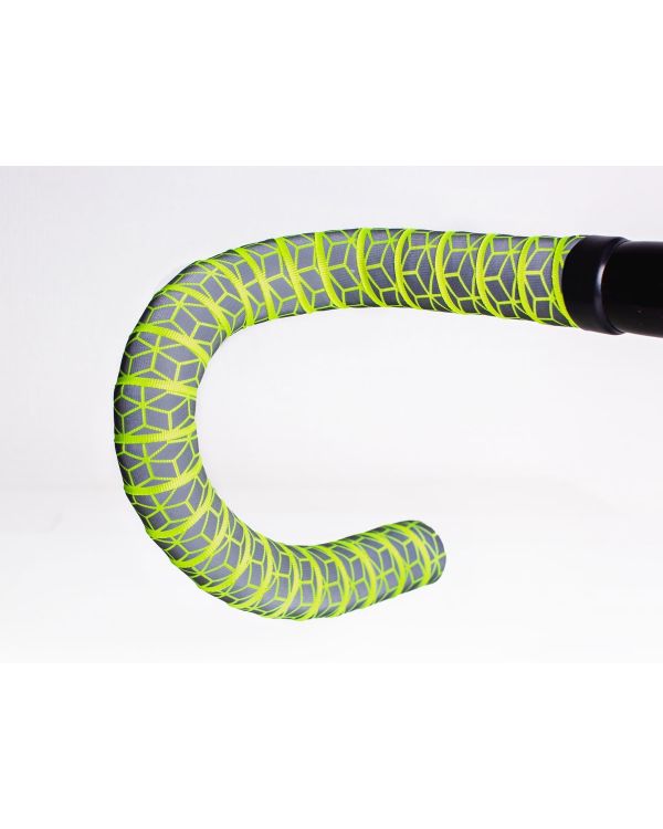 BLB Supreme Pro Woven Bar Tape - Ref Kube Yellow