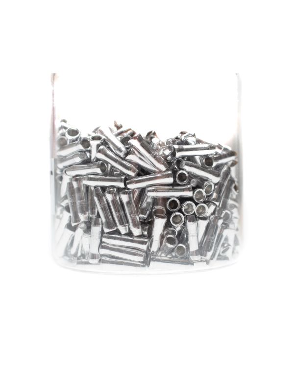 BLB cable end - Silver (Bottle of 500pcs)