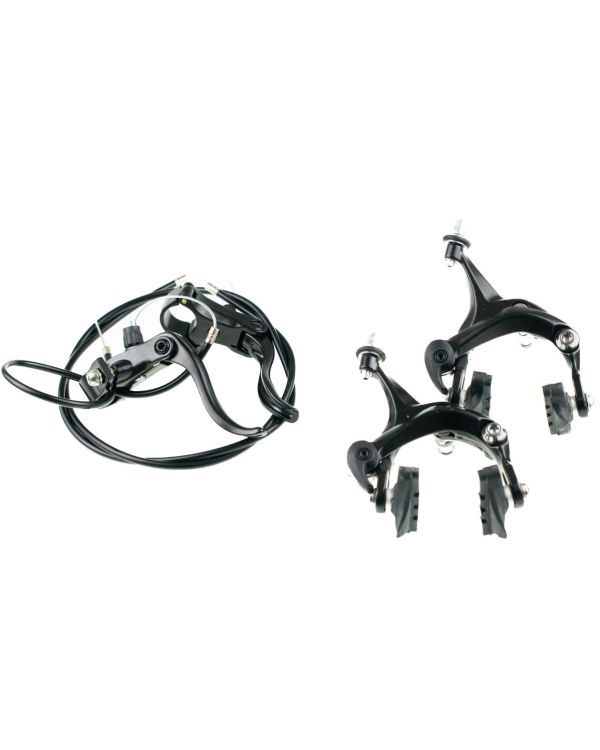 6KU Brake set Caliper & Lever - Black