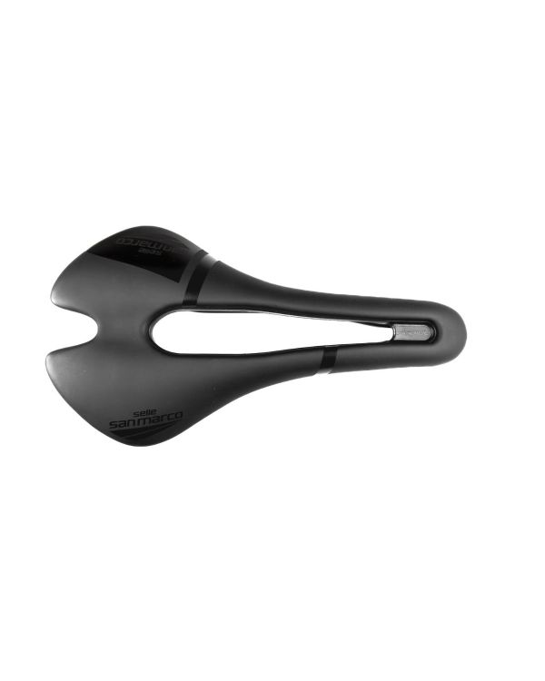 San Marco Aspide Short  Open Fit Narrow Saddle  - Black