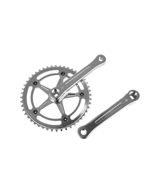 BLB Super Pista Crankset - Silver