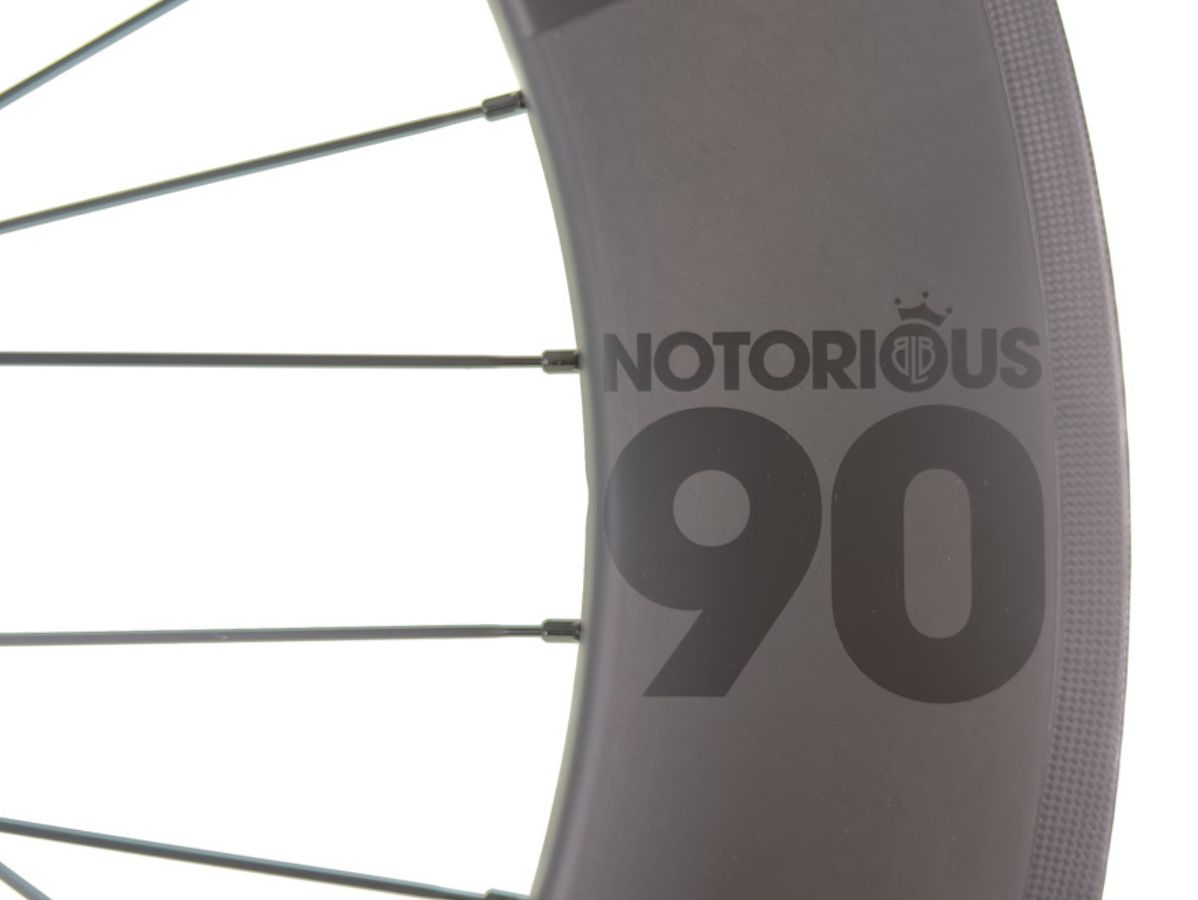BLB Notorious 90 Carbon Complete Wheel 32H - Front | Brick Lane Bikes